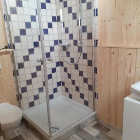 Blockhutte Wohlfuhlwagen Gastezimmer Moerenhof Kemp